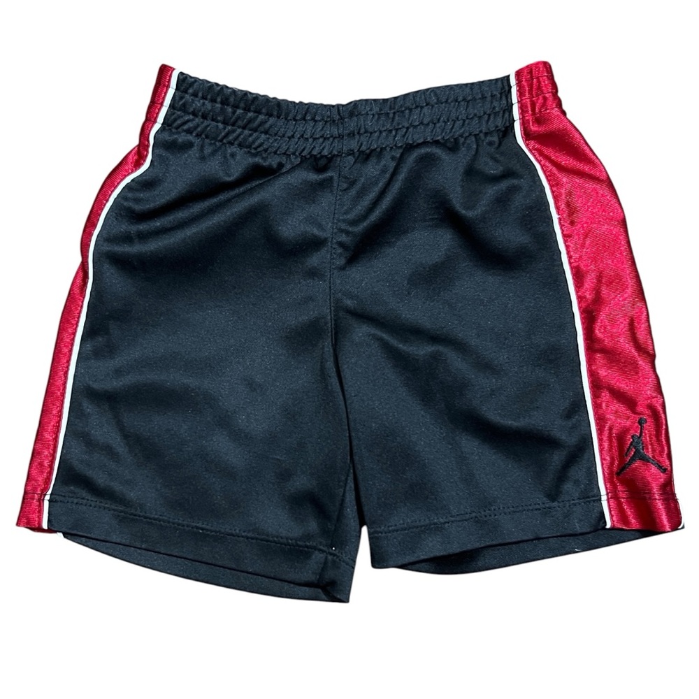 Air Jordan Toddler Shorts Black And Red Size 24M